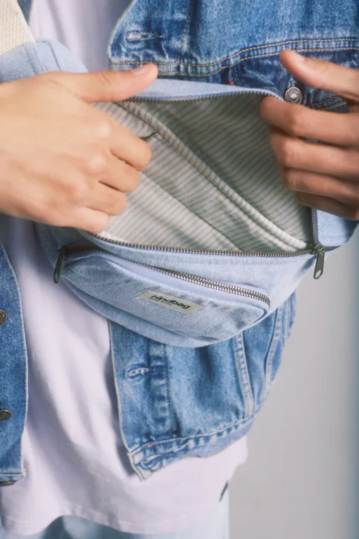 Hindbag Bauchtasche SOFIA XL | denim blau