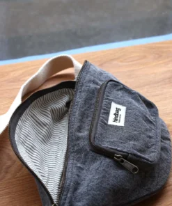 Hindbag Bauchtasche SOFIA XL | denim grau