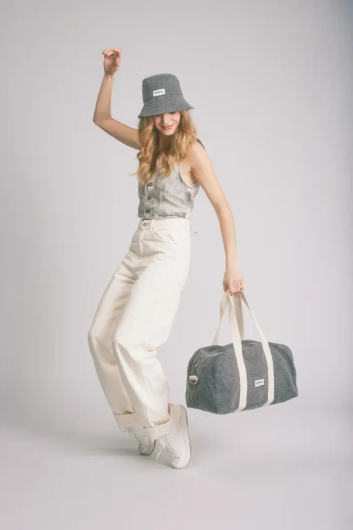 Hindbag Fischerhut Bob | denim grau – Bild 3