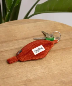 Hindbag Schlüsselanhänger COME | ziegelrot