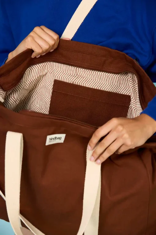 Hindbag Tasche JEAN | Chocolat – Bild 3