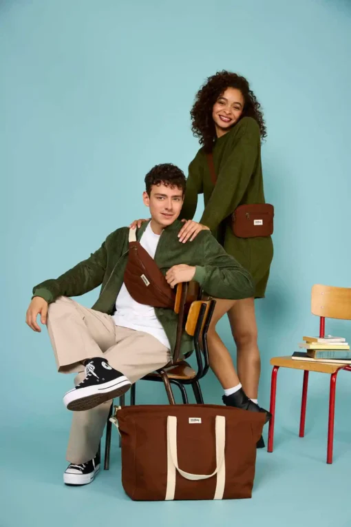 Hindbag Tasche JEAN | Chocolat – Bild 5