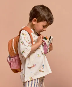 Hindbag Kinder Mini Tasche BILLY mit Karabiner | altrosa