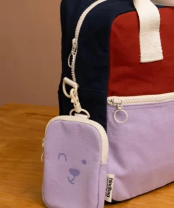 Hindbag Kinder Mini Tasche BILLY mit Karabiner | lila