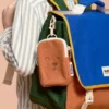 Hindbag Kinder Mini Tasche BILLY mit Karabiner | siena
