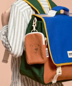 Hindbag Kinder Mini Tasche BILLY mit Karabiner | siena