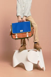 Hindbag Kinder Schul Rucksack LEO | Tricolor königsblau