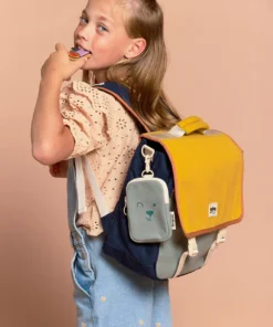 Alternative view of Hindbag Kinder Schul Rucksack LEO | Tricolor senf