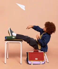 Hindbag Kinder Schul Rucksack LEO | Tricolor terrakotta