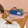 Hindbag Kinder Stifte Etui MALO | Tricolor königsblau
