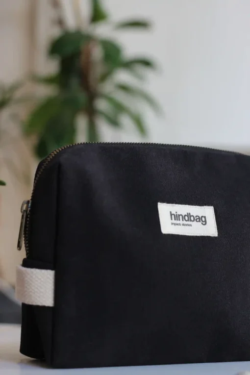 Hindbag Kosmetiktasche Leon | Schwarz