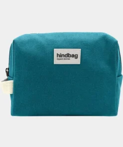 Hindbag Kosmetiktasche Leon | pfauenblau
