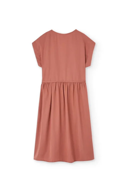 Tiralahilacha ERW Tencel Wickel-Midikleid HIRA | rosa – Bild 7
