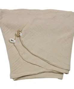Hobea Bezug für Stillkissen Musselin | beige