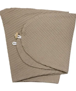 Hobea Bezug für Stillkissen Waffelmuster | Taupe