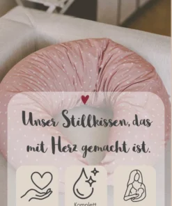 Hobea Stillkissen | Herzen altrosa