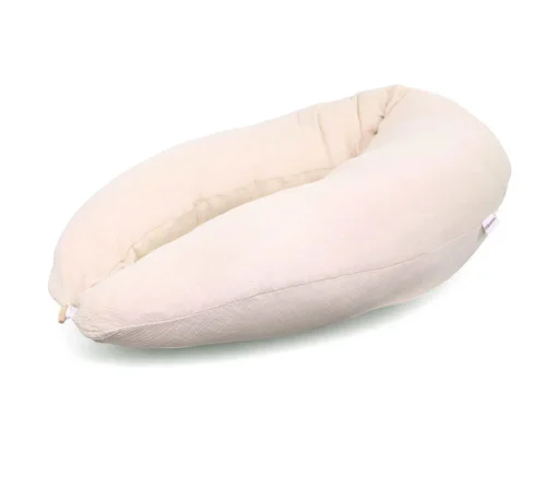 Hobea Stillkissen Musselin | beige