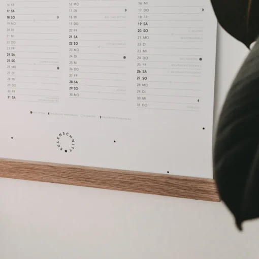 Eulenschnitt Wandkalender A2 | 2026 – Bild 3