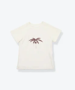 kidORCA Schwimmshirt kurzarm (recycelt / UPF 50+) | Palm Tree