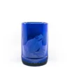Upcycling Kinder Trinkglas blau | Frosch