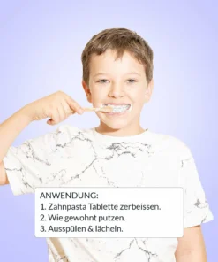 Alternative view of kiyo Kids Zahnpasta Tabs ohne Fluorid | Bubblegum (124 Tabs)