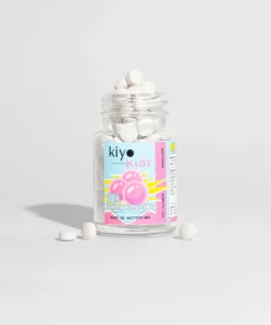 kiyo Kids Zahnpasta Tabs mit Fluorid | Bubblegum (124 Tabs)