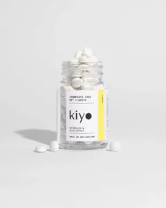 kiyo Zahnpasta Tabs mit Fluorid (124 Tabs) | Ingwer