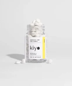 kiyo Zahnpasta Tabs ohne Fluorid (124 Taps) | Ingwer