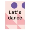 Kleine Prints Postkarte | Let's dance
