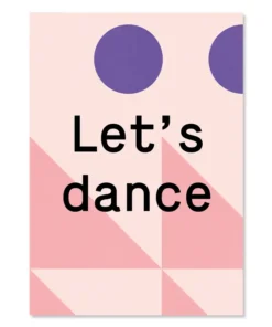 Kleine Prints Postkarte | Let's dance