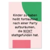 Kleine Prints Postkarte | Party