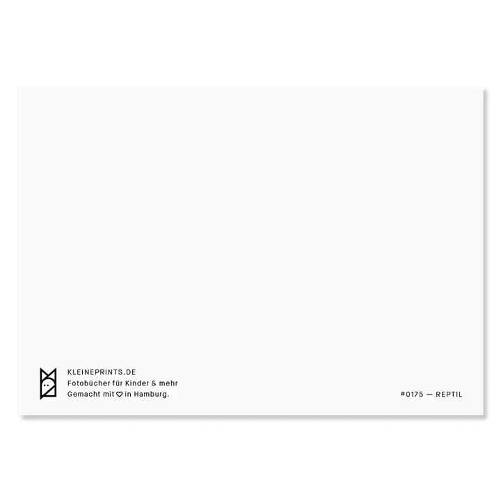 Kleine Prints Postkarte | Reptil – Bild 2