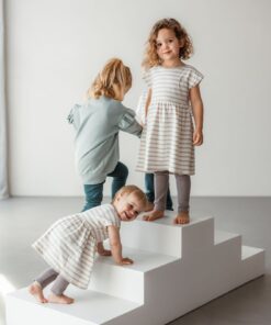 Alternative view of KUKKA Living Kinder Jersey Kleid LINA | striped sand