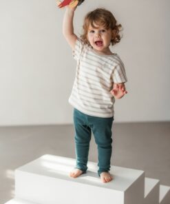 KUKKA Living Kinder Rib-Leggins NOA | dark green