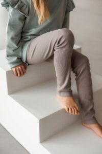 KUKKA Living Kinder Rib-Leggins NOA | taupe