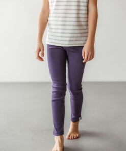 KUKKA Living Kinder Rib-Leggins NOA | dark purple