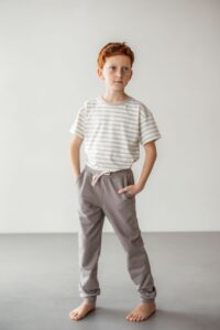 KUKKA Living Kinder Sweathose MILO | taupe