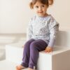 KUKKA Living Kinder Rib-Leggins NOA | dark purple
