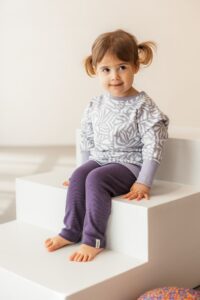 KUKKA Living Kinder Rib-Leggins NOA | dark purple
