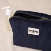 Hindbag cord Kosmetiktasche Leon | navy