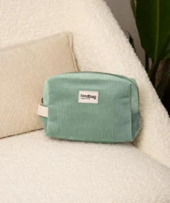 Alternative view of Hindbag Bio Cord Kosmetiktasche Leon | mintgrün