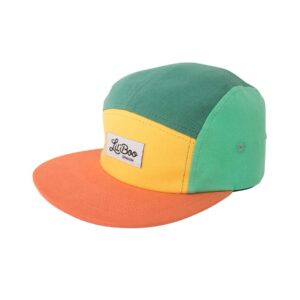 LIL' BOO 5 Panel CAP Block | Orange Green