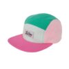 LIL' BOO 5 Panel CAP Block | Pink Green