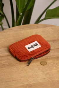 Hindbag Bio Cord Portemonnaie / Geldbörse LILI | ziegelrot