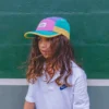 LIL' BOO 5 Panel SPORT CAP | Green Purple