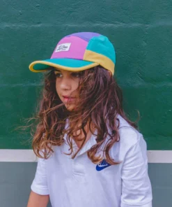 LIL' BOO 5 Panel SPORT CAP | Green Purple