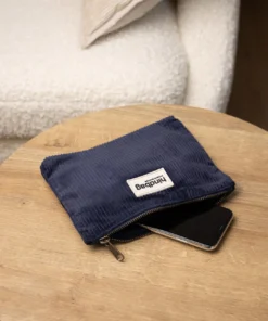 Hindbag Bio Cord LOU BEUTEL | navy