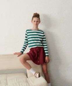 Love kidswear Kinder Musselin Rock LENI | BORDEAUX