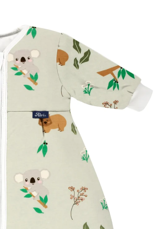 Alvi® Baby Mäxchen Schlafsack Thermo mit Arm | Koalas World – Bild 3