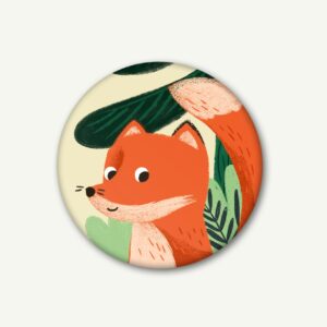 VIERUNDFÜNFZIG Magnet (37mm) | Fuchs